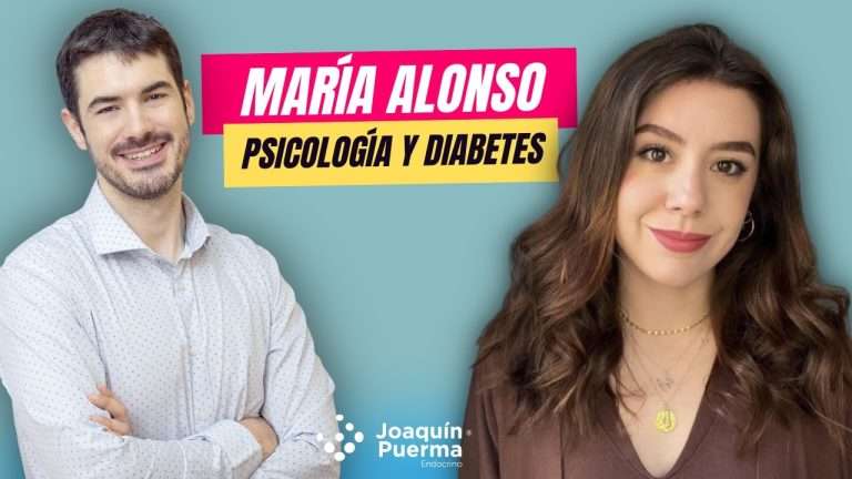 Imagen de sesión en directo sobre salud mental y diabetes con la psicóloga María Alonso.
